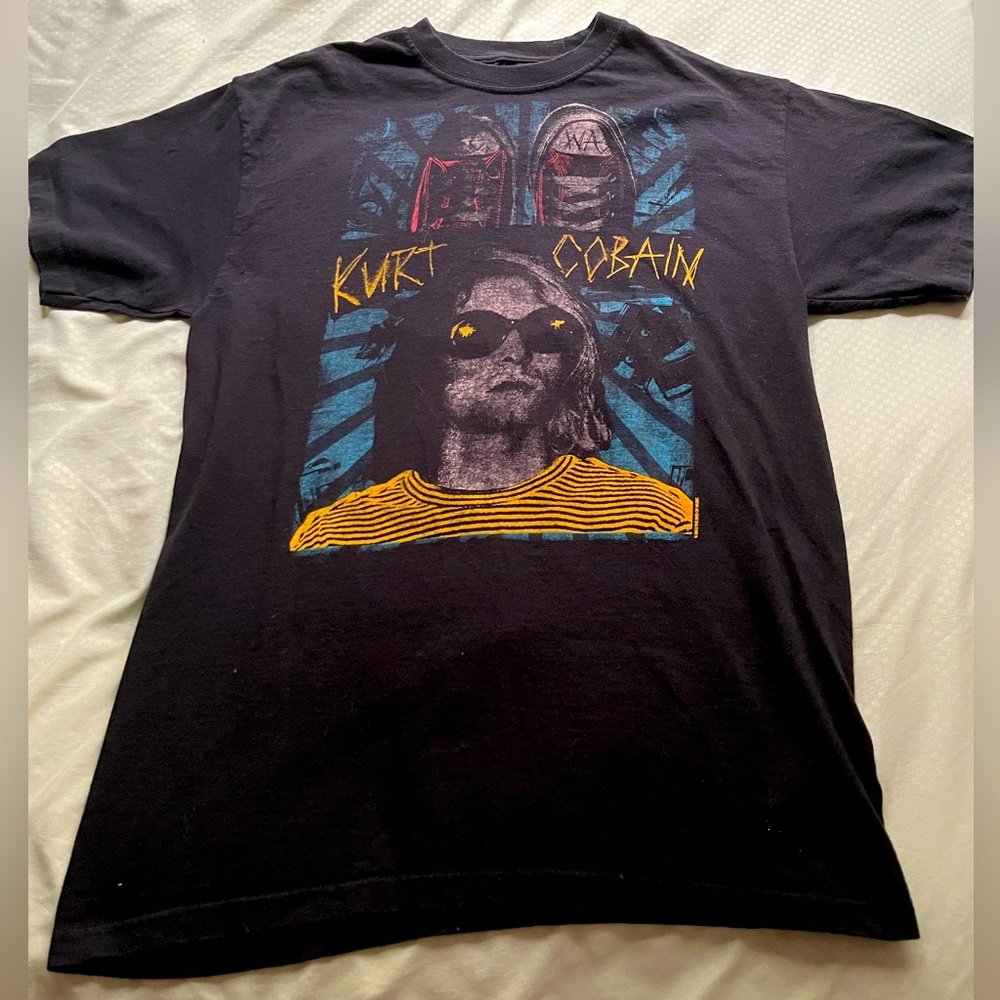 Kurt Cobain T-Shirt in size M in black